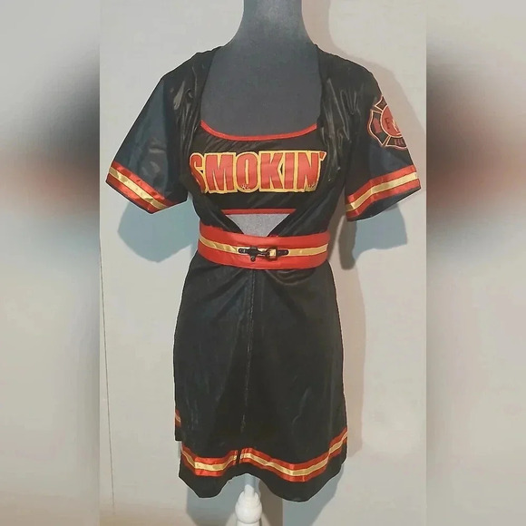 Women's "Smokin' Hot" Fire Fighter Costume - Picture 2 of 8